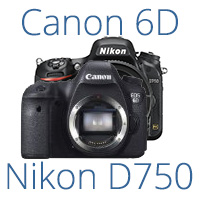 Canon EOS 6D vs Nikon D750